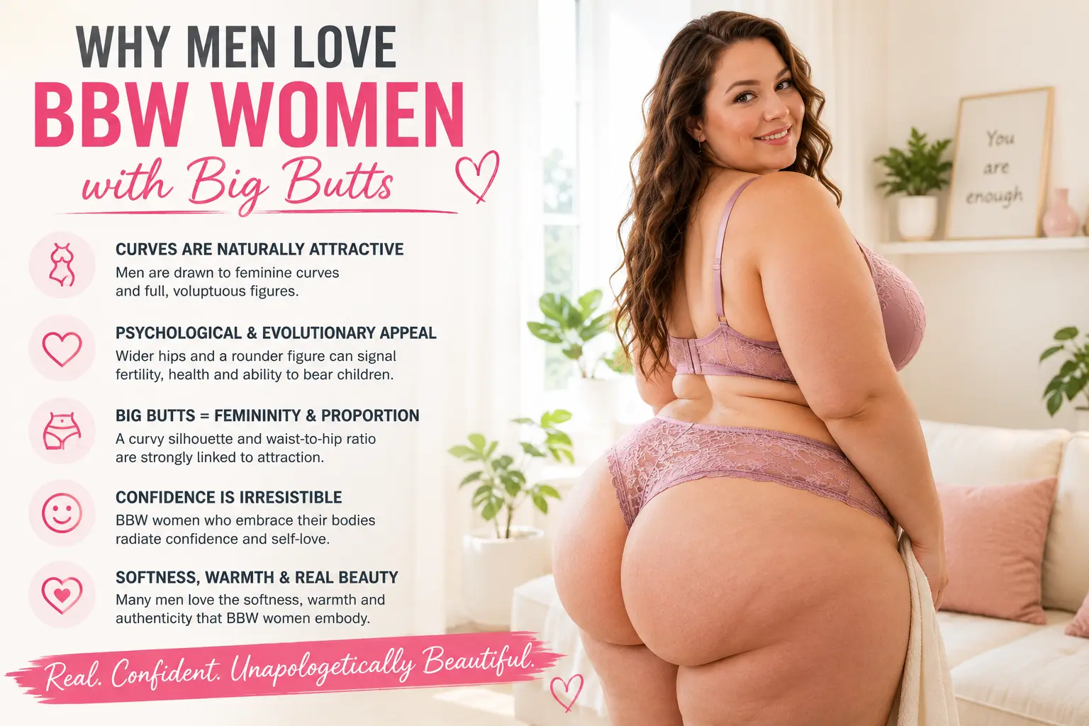 Why men love big ass BBW cam girls